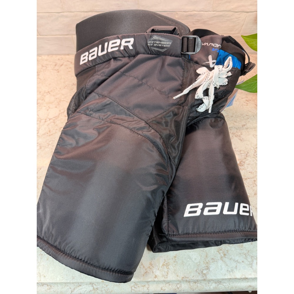 Bauer Vapor Volt Ice Hockey Pants Junior Medium Black Extension Fit NWT